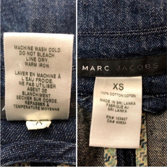 Marc by Marc Jacobs denim belted trench-style jacket - Picture 8 of 8